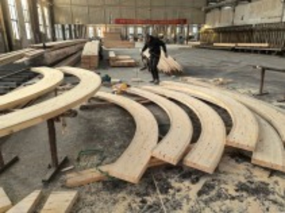 glued