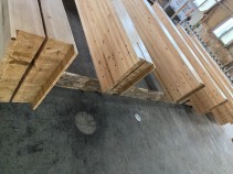 glued