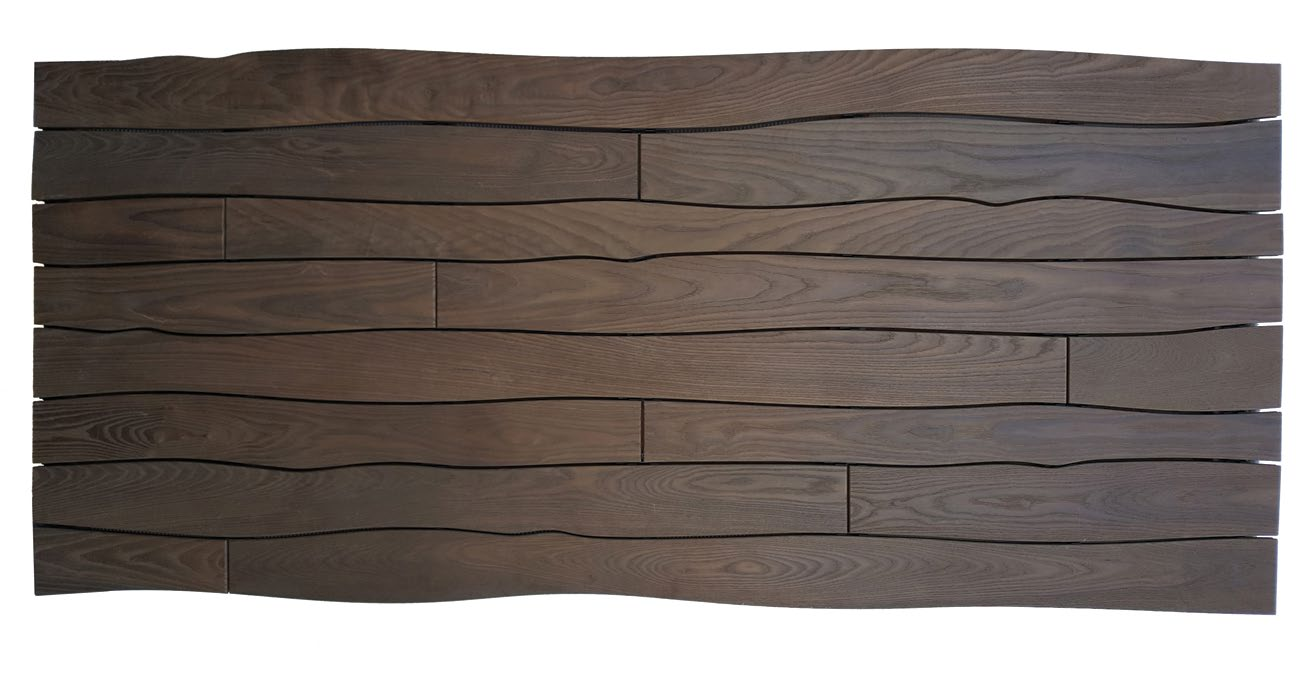 White Wax Curved-Profile Flooring
